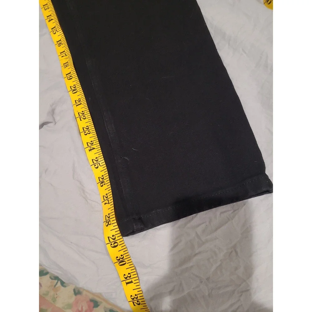 Calvin Klein Women SZ 10 Straight leg Black Jean Stretch classic 5 pocket casual